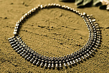 धरा ✽ Antique Finish White Metal ✽ Necklace { 38 }